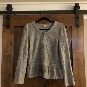 JCREW Peplum Tweed Jacket